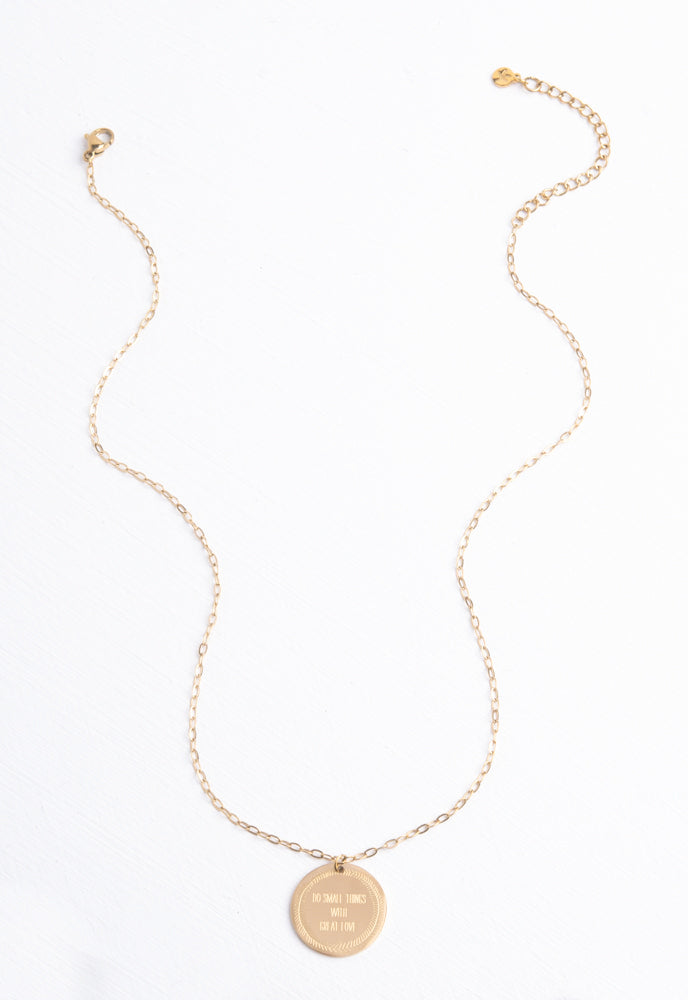 With Great Love Necklace