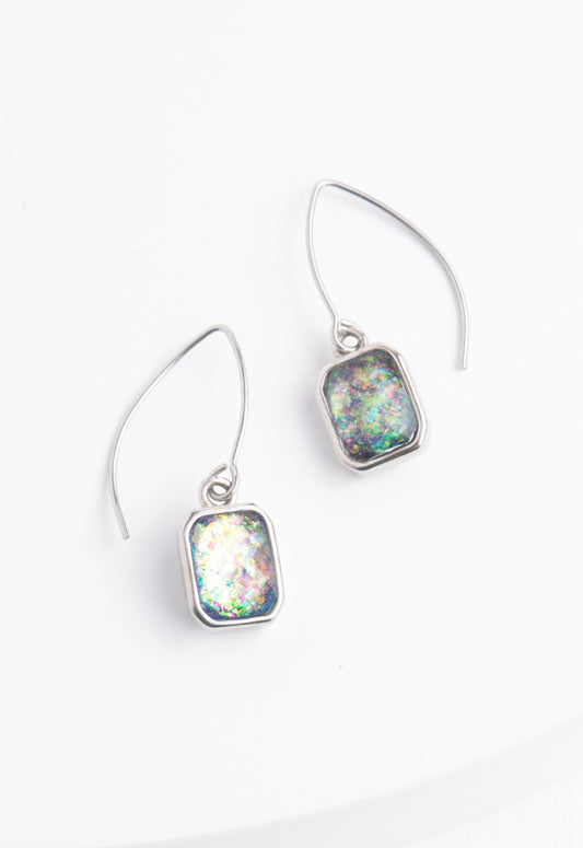 Alexa Lavender & Silver Earrings