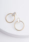 Adalee White Mother of Pearl Earrings -Mekhada