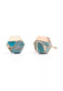 Oasis Turquoise and Gold Studs