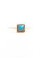 Jayne Turquoise Square Ring