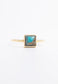 Jayne Turquoise Square Ring