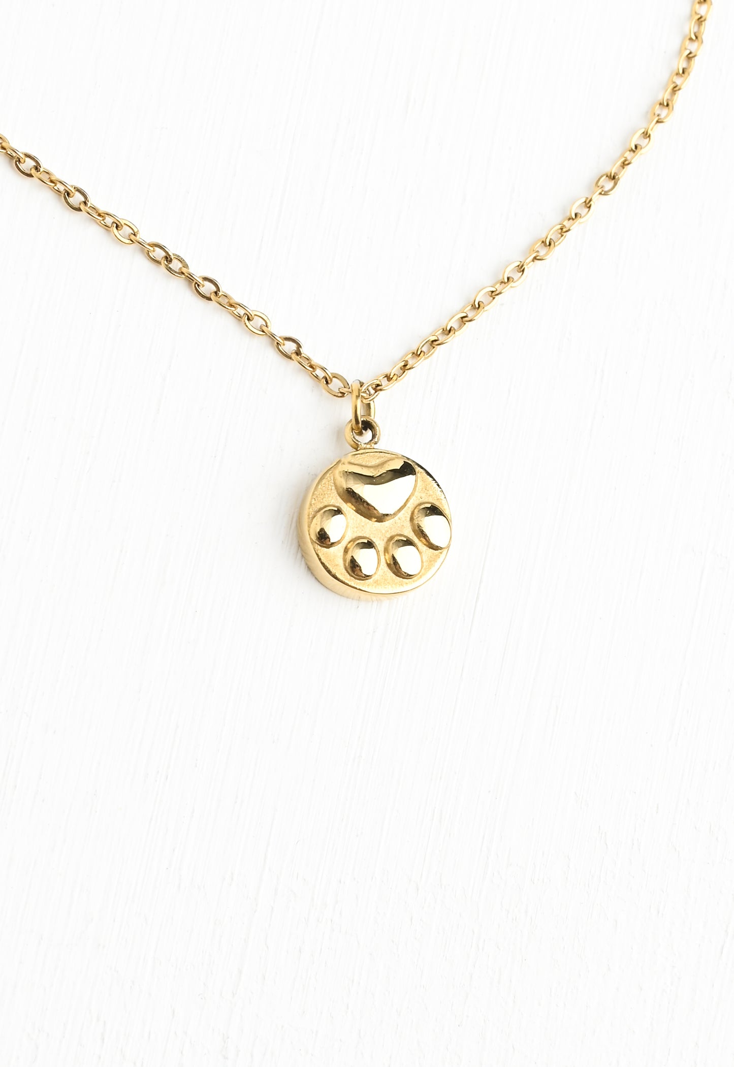 Girl’s Best Friend Paw Print Necklace