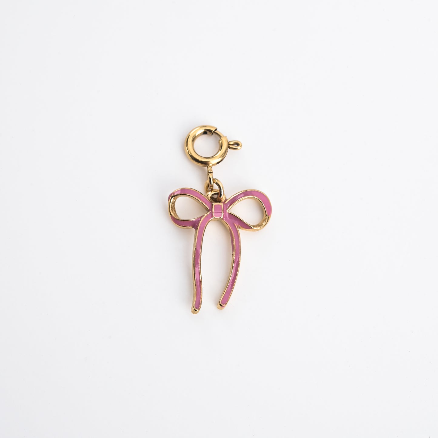 Pink Bow Charm