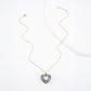 Enamel Locket Pendant Necklace-C