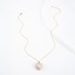 Enamel Locket Pendant Necklace-B
