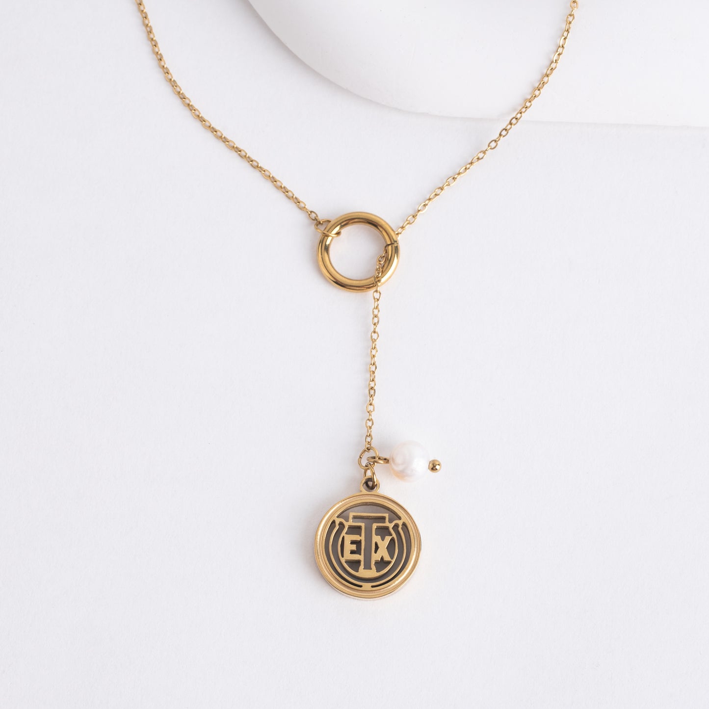 15mm Lariat, and 24" chain
