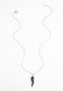 Horn Necklace on Cable Chain