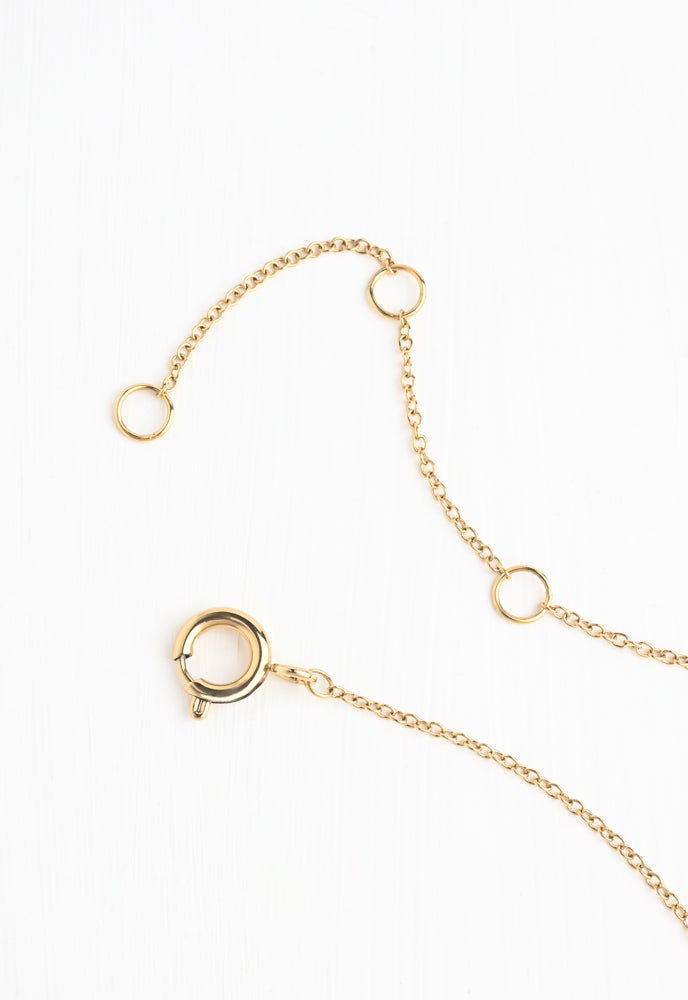 Horn Necklace on Cable Chain