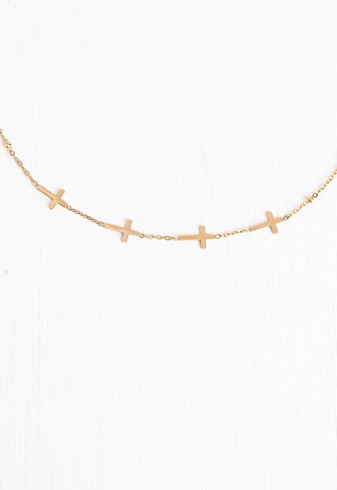 Forever Faithful Cross Necklace