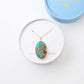 Sierra Bloom Turquoise Emperor Stone Necklace