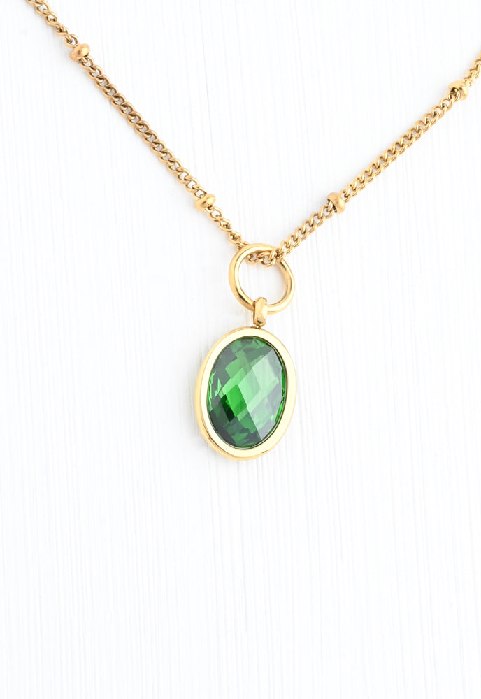 Birthstone Necklace - Medium 16-18 inches