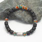 Engravable Strength Turquoise Emperor Stone Bracelet (KF)