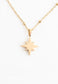 Faceted North Star Necklace