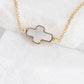 MOTHER OF PEARL CROSS NECKLACE