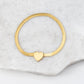 HERRINGBONE CHAIN HEART BRACELET