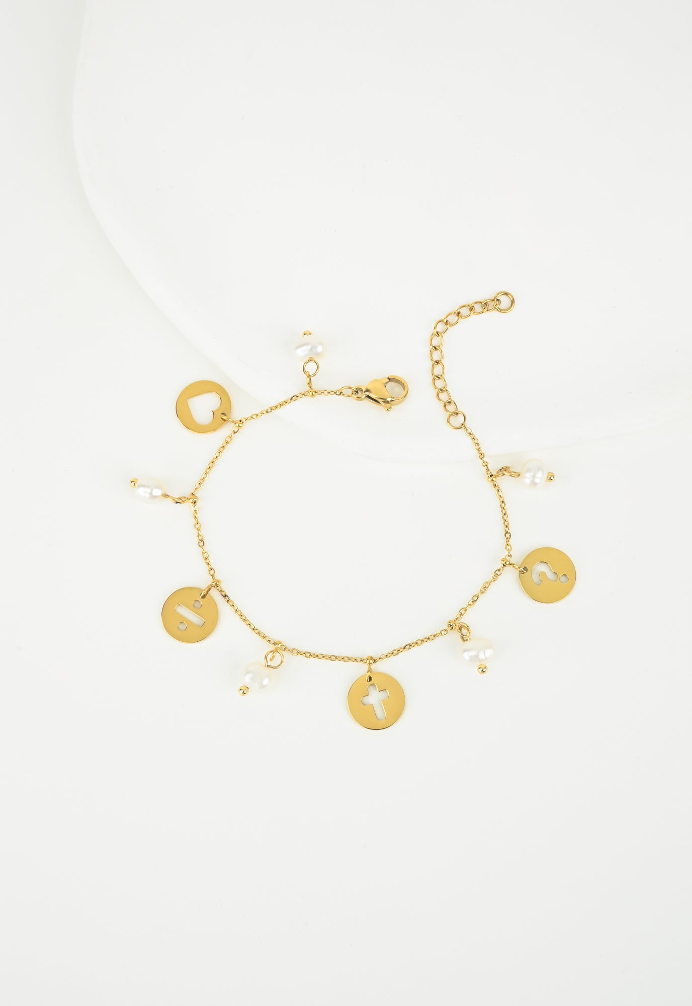 THE FOUR Pearl Bracelet-gold