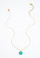 TCH-H52-JL-NL-GD-0-00 Hebrew 5 & 2 Gold Necklace