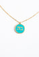 TCH-H52-JL-NL-GD-0-00 Hebrew 5 & 2 Gold Necklace