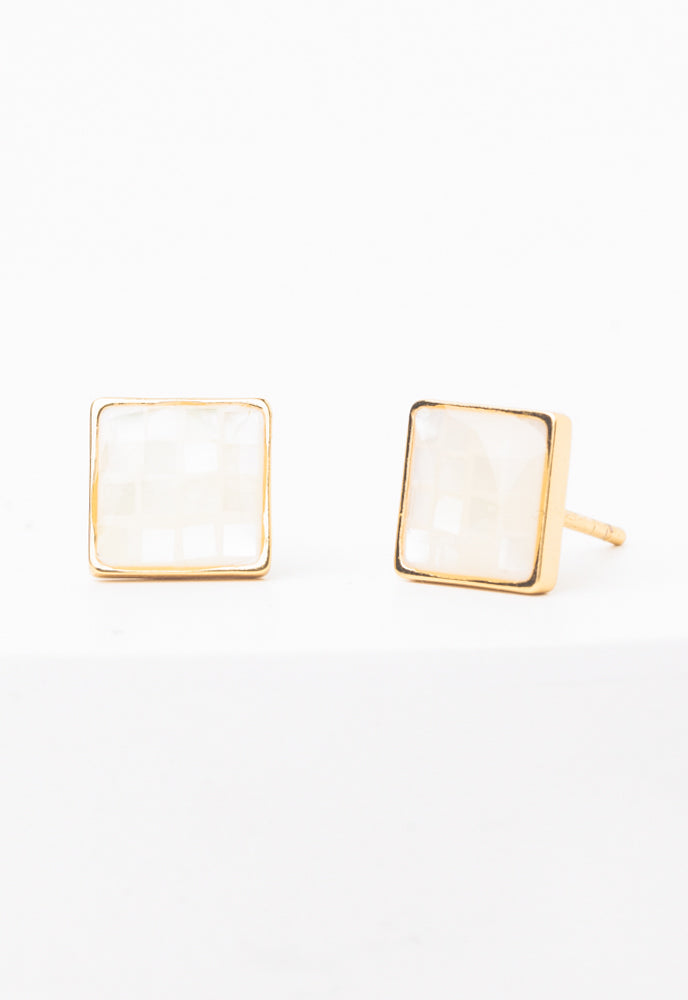 Delighted-in Mother of Pearl Earrings