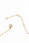 Floral centered on chain necklace