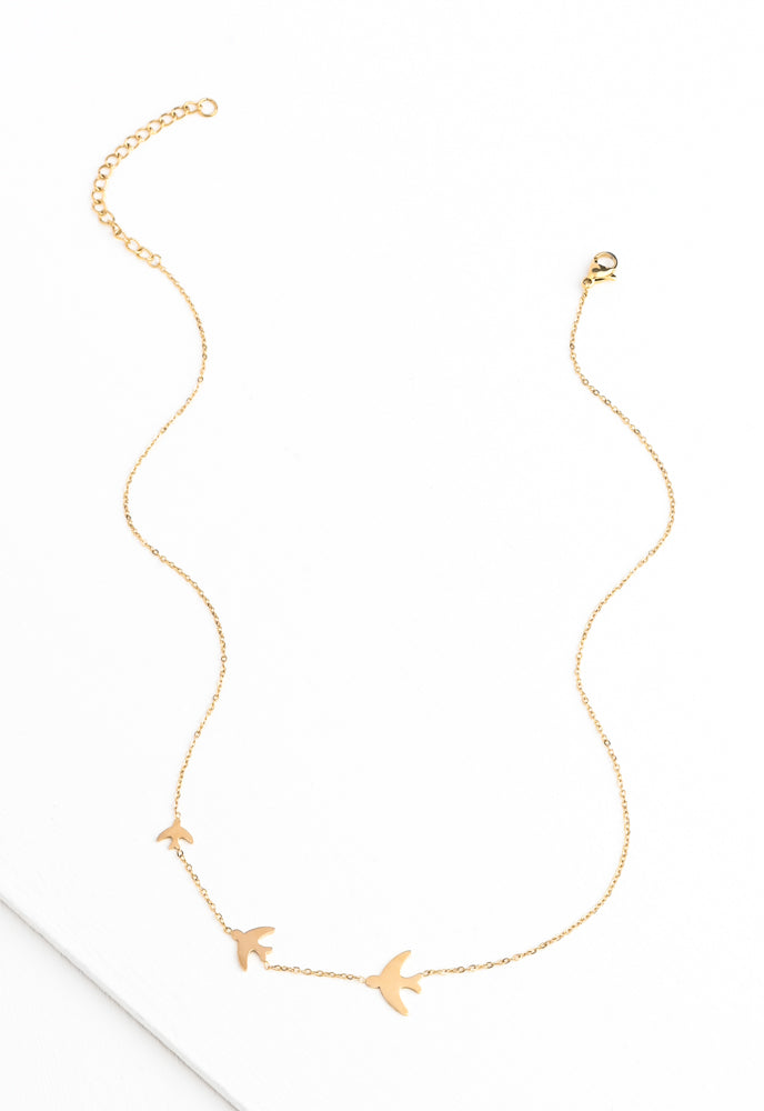 Sparrow Gold Necklace