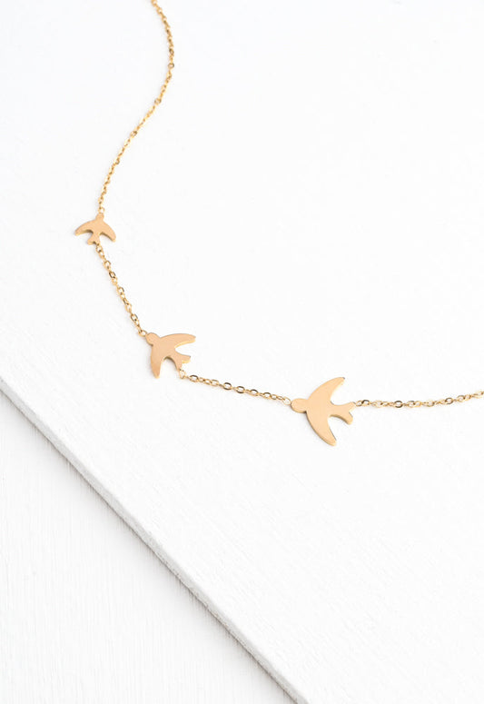 Sparrow Gold Necklace