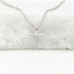 Faithful Sterling Silver Classic Cross Necklace