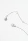 Bar Necklace with a round pendant