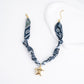 Puffy Star Scarf Necklace