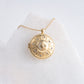 Crescent Moon/Star Locket Necklace-B