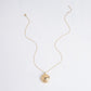 Crescent Moon/Star Locket Necklace-B