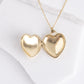 Heart MOP Locket Pendant Necklace
