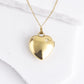 Heart MOP Locket Pendant Necklace