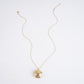 Crescent Moon/Star Locket Necklace-A