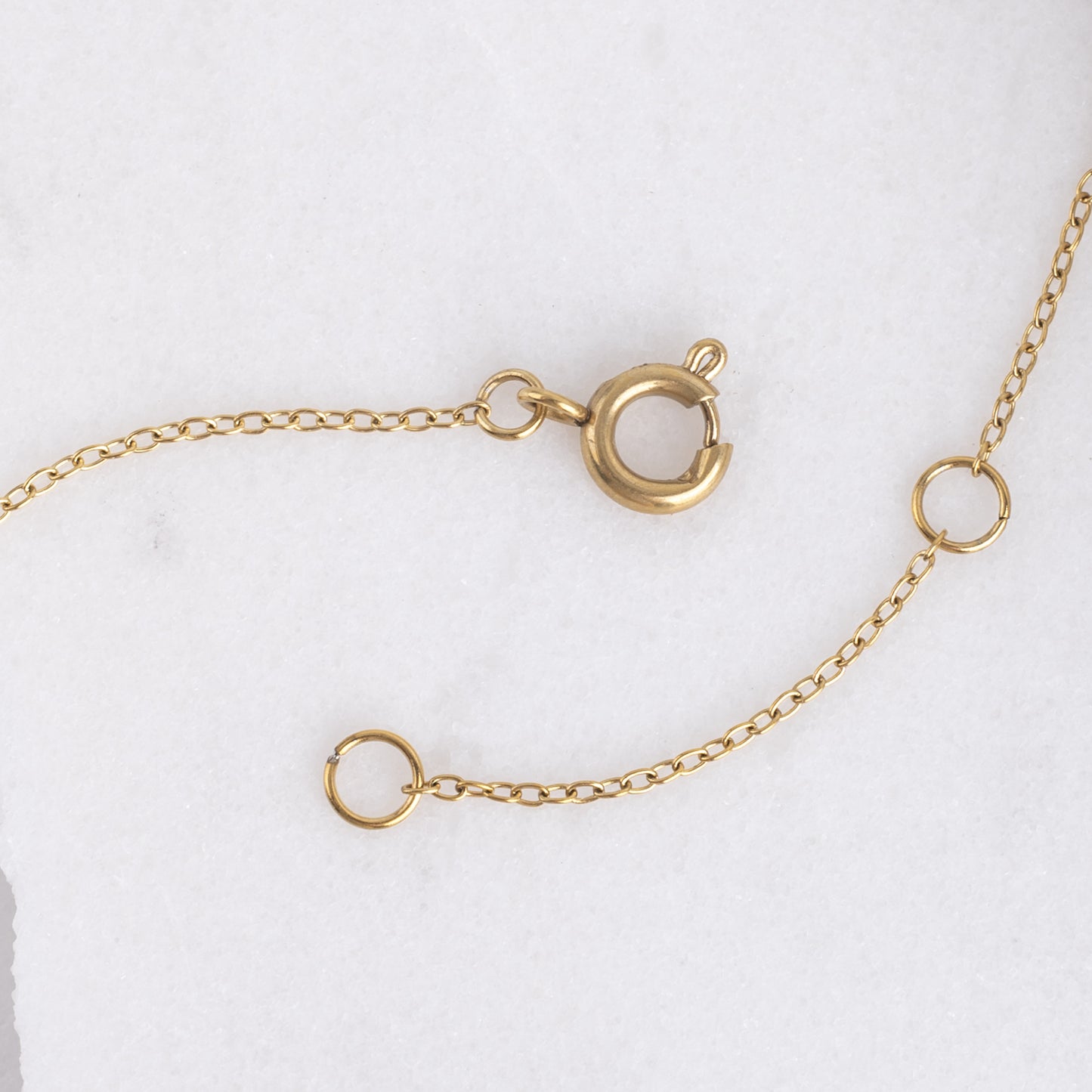 Crescent Moon Pendant Necklace-A