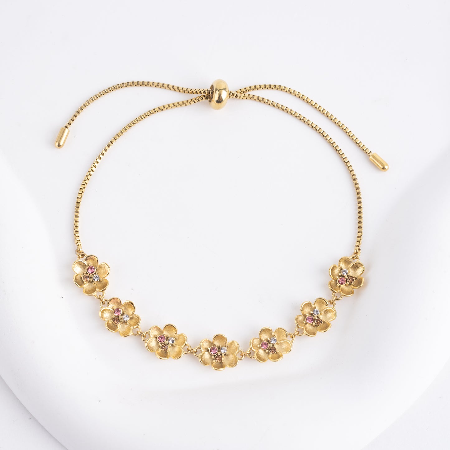 Flower Slider Bracelet-G