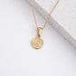 10mm pendant on a simple chain necklace