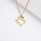 The Maroon LoneStar Necklace （with a 10mm enamel star）