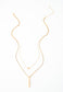 Double necklace-gold