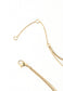Double necklace-gold
