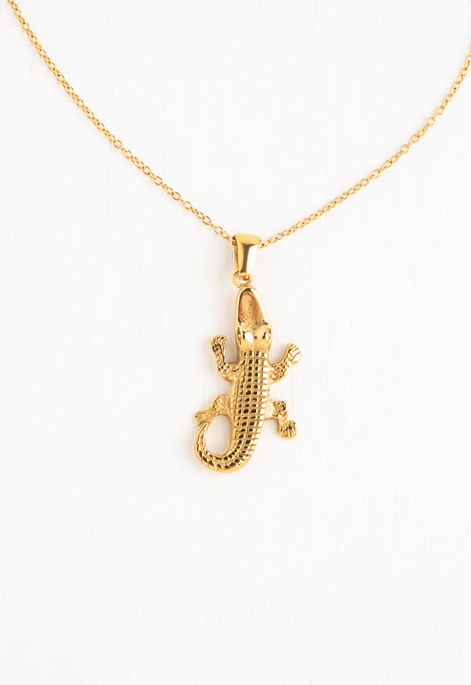 GATOR Necklace - Alligator Pendant with the existing mold