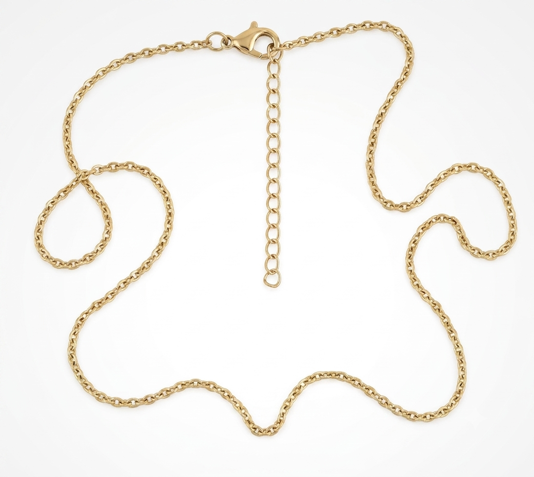 16+2 inches oval link chain