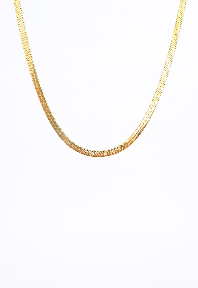 Herringbone necklace