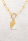 TCH-YRM-JL-NL-GD-0-00 You Are Mine Necklace Gold