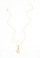Seashell Locket Necklace-A