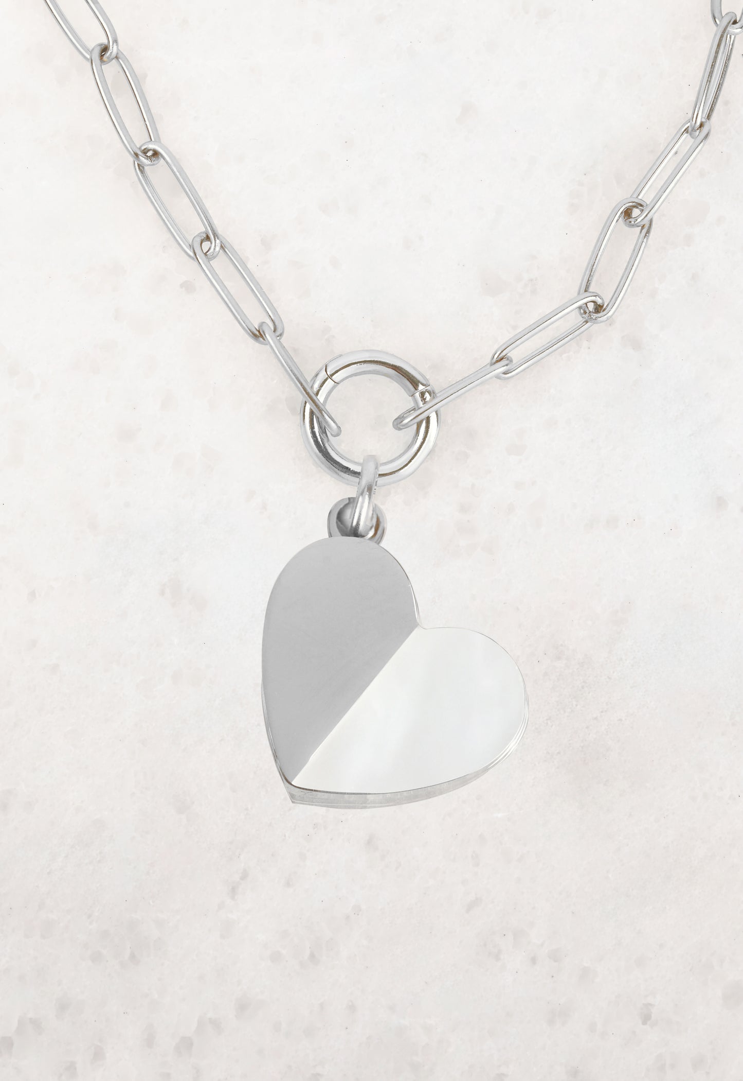 TCH-YRM-JL-NL-SV-0-00 You Are Mine Necklace Silver
