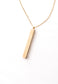 Give Justice Gold Bar Necklace