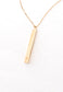 Give Justice Gold Bar Necklace