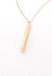 Give Justice Gold Bar Necklace